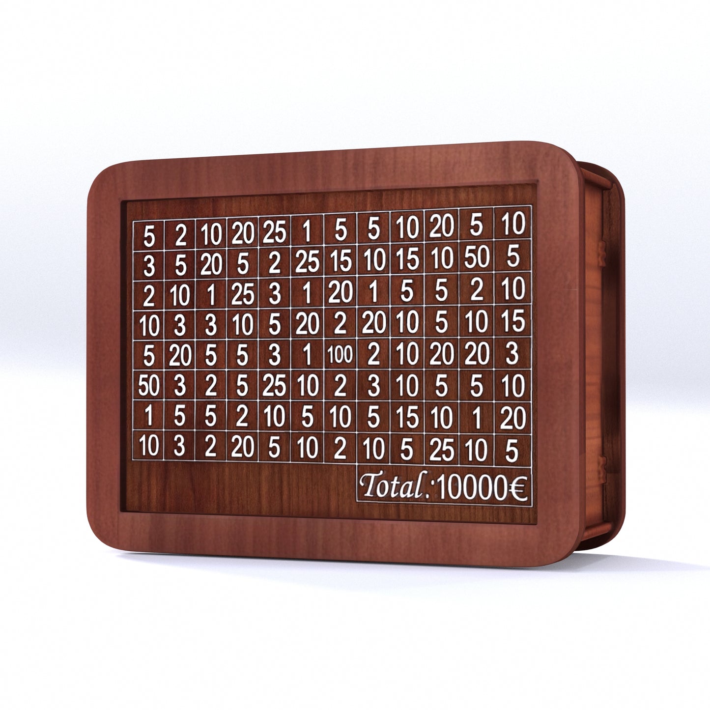 Hucha de madera para ahorrar dinero reutilizable