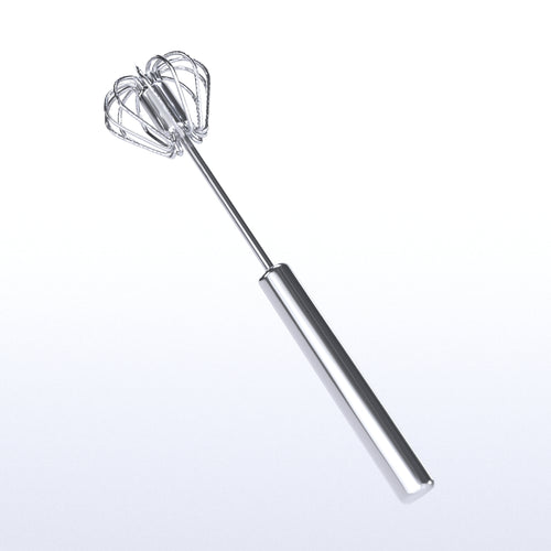 Batidor Semiautomático de Huevos – Acero Inoxidable para Cocina