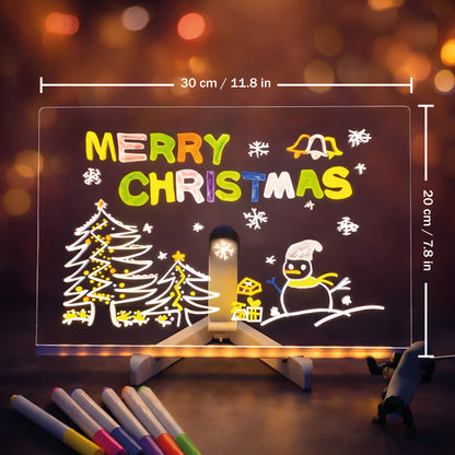 Pizarra LED de Mensajes para Escribir y Dibujar